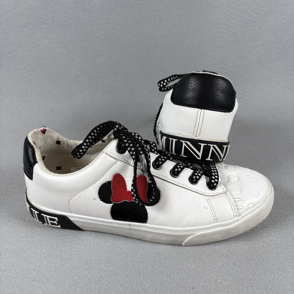 Disney Minnie Mouse Ground Up White Sneakers Women's Size 8.5